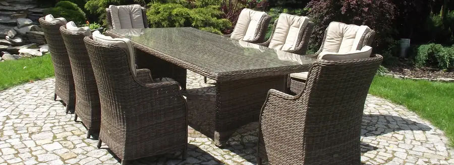 Stół ogrodowy prostokątny na tarasie — przewodnik wyboru